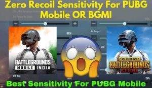 Best Sensitivity For PUBG Mobile