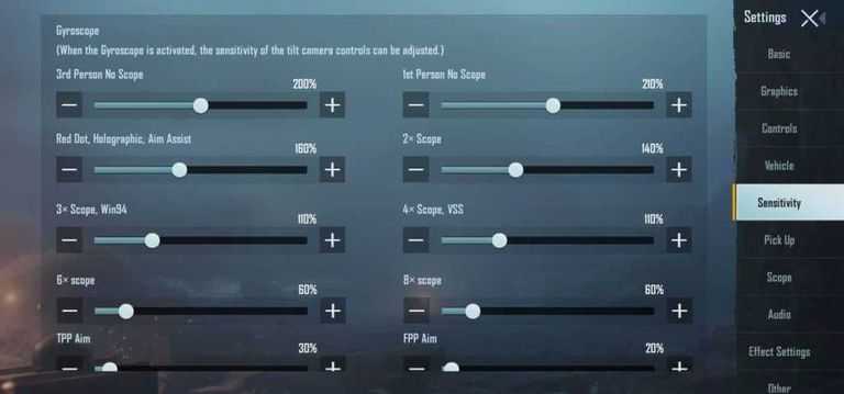 Best Sensitivity For PUBG Mobile
