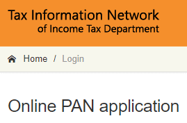 How To Apply For Pan Card Online