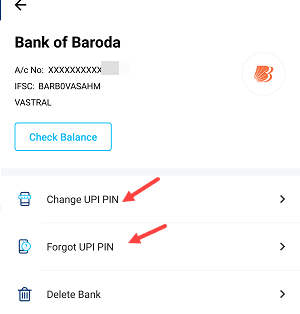 How To Change UPI Pin In