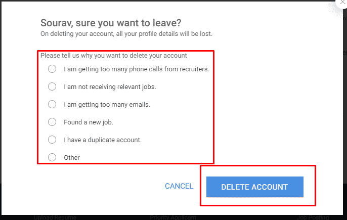 How To Delete Naukri Account Permanently