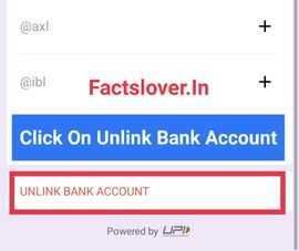 How To Remove Bank Account From Phonepe