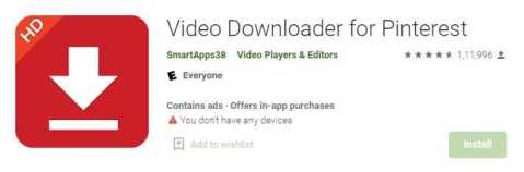 Pinterest Video Downloader