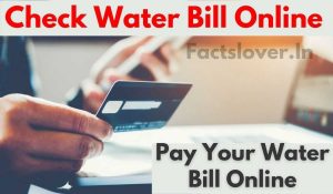 how to check water bill online
