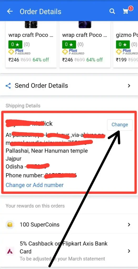 How To Change Address In Flipkart After Placing Order