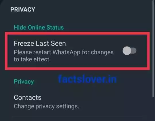 How To Freeze Last Seen On FM WhatsApp