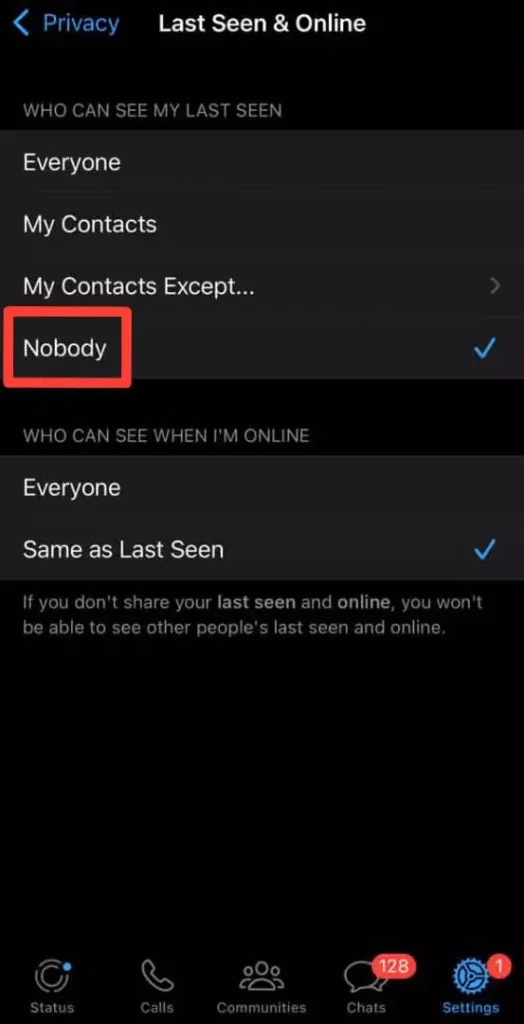 How To Freeze Last Seen On WhatsApp On iPhone