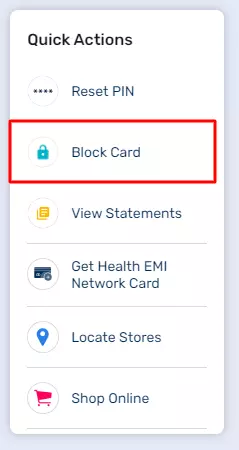 How To Unblock Bajaj EMI Card