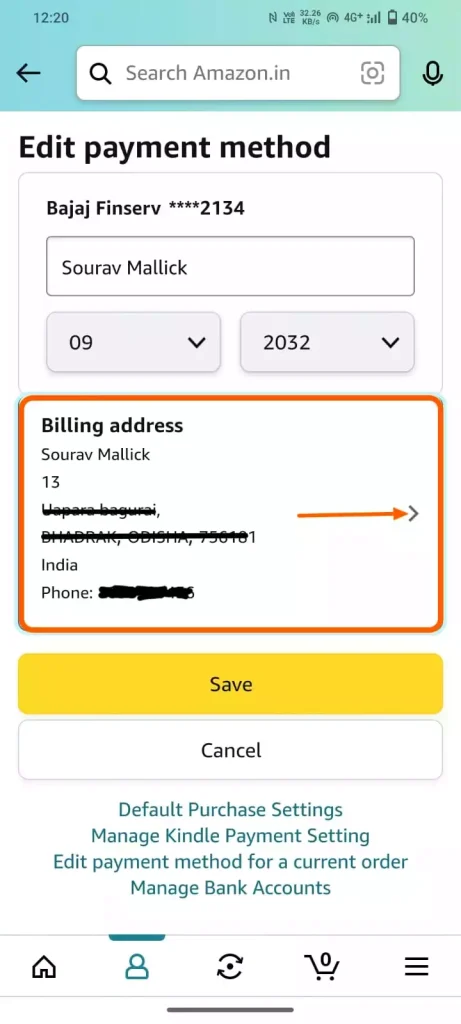 How To Change Billing Address In Amazon