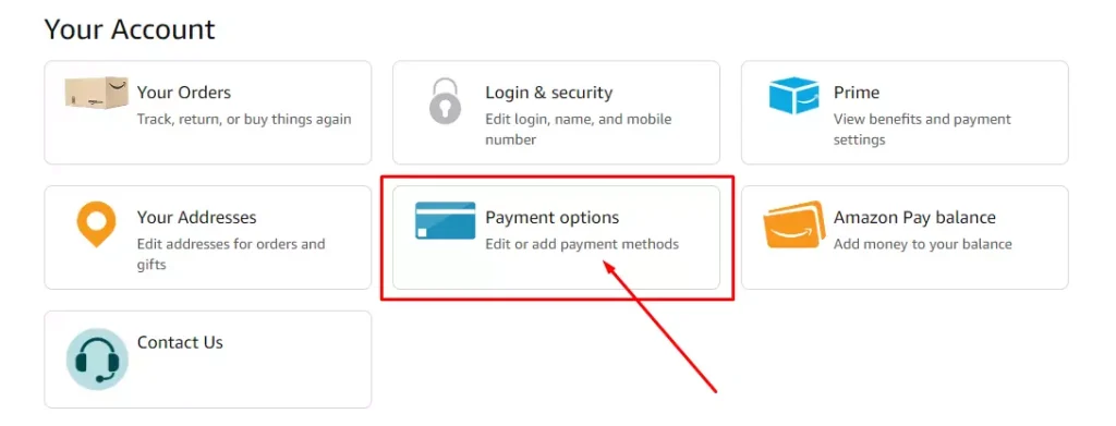 How to change billing address on amazon website