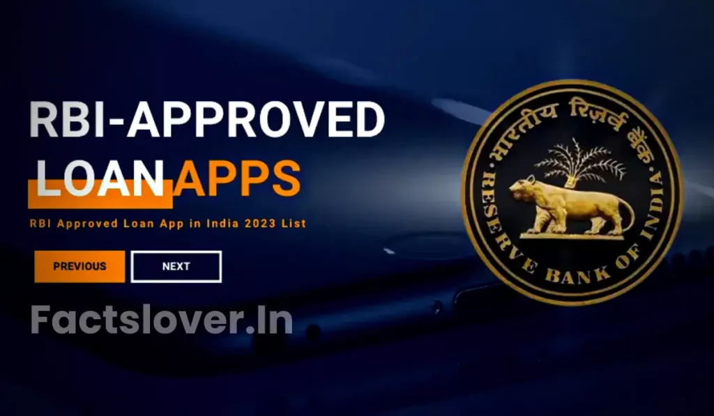 RBI Approved loan apps in India