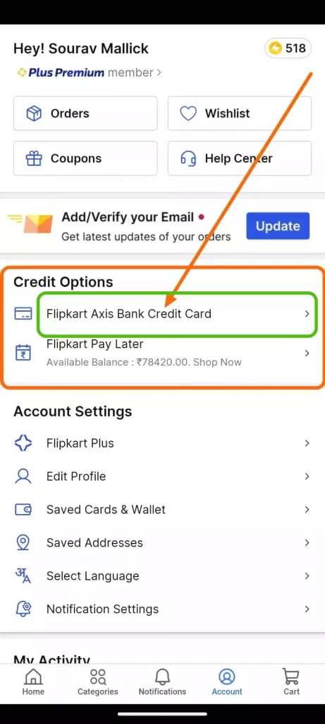 How To Apply Flipkart Axis Bank Credit Card